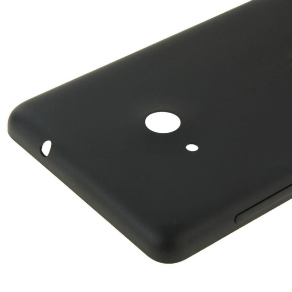 Bright Surface Solid Color Plastic Battery  Back Cover for Microsoft Lumia 535(Black)