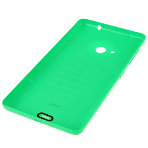 Bright Surface Solid Color Plastic Battery  Back Cover for Microsoft Lumia 535(Green)