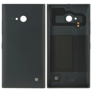 Solid Color Plastic Battery  Back Cover for Nokia Lumia 730(Black)