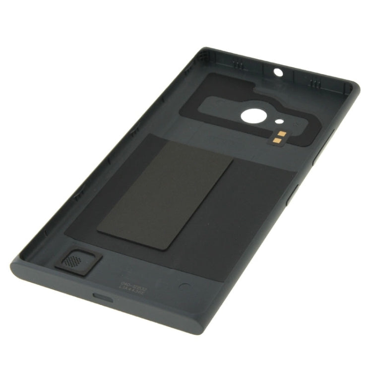 Solid Color Plastic Battery  Back Cover for Nokia Lumia 730(Black)