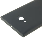 Solid Color Plastic Battery  Back Cover for Nokia Lumia 730(Black)