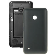 Solid Color Plastic Battery Back Cover for Nokia Lumia 530/Rock/M-1018/RM-1020(Black)