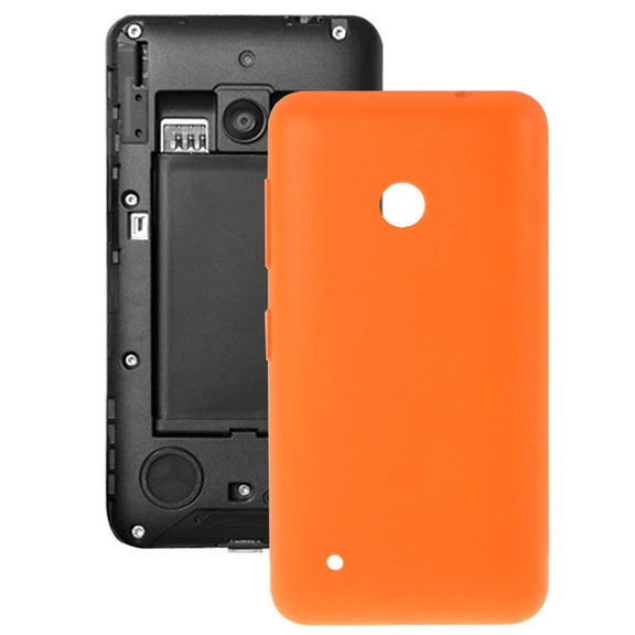 Solid Color Plastic Battery Back Cover for Nokia Lumia 530/Rock/M-1018/RM-1020(Orange)