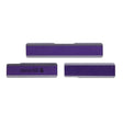 SIM Card Cap + USB Data Charging Port Cover + Micro SD Card Cap Dustproof Block Set for Sony Xperia Z1 / L39h / C6903(Purple) - Dust Plug by PMc TechLife | Online Shopping South Africa | PMc TechLife | Buy Now Pay Later Mobicred