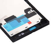Front Housing LCD Frame Bezel Plate for Sony Xperia Z Ultra / XL39h / C6802(Black)