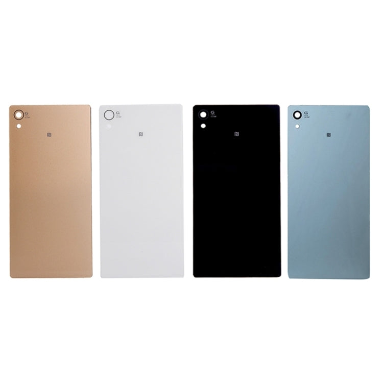 Original Glass Material Back Housing Cover for Sony Xperia Z4(Black)