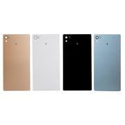 Original Glass Material Back Housing Cover for Sony Xperia Z4(Black)