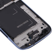 Original Super AMOLED LCD Screen for Samsung Galaxy SIII / i9300 Digitizer Full Assembly with Frame (Blue)