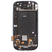 Original Super AMOLED LCD Screen for Samsung Galaxy SIII / i9300 Digitizer Full Assembly with Frame (White)