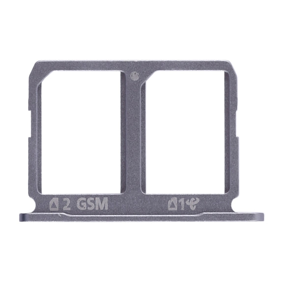 For Galaxy S6 2 SIM Card Tray (Grey)