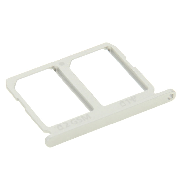 For Galaxy S6 2 SIM Card Tray (Silver)