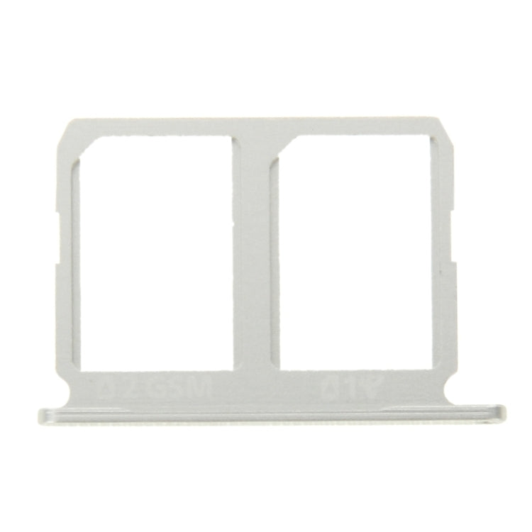 For Galaxy S6 2 SIM Card Tray (Silver)