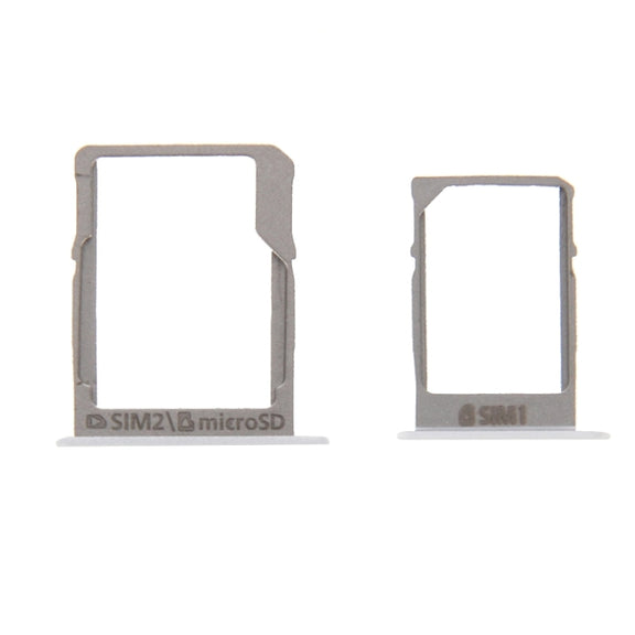 For Galaxy A3 / A300 & A5 / A500 & A7 / A700 SIM Card Tray & Micro SD Card Tray  (White)