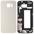 For Galaxy S6 Edge / G925 Full Housing Cover (Front Housing LCD Frame Bezel Plate + Battery Back Cover ) (Gold) - free shipping - PMc TechLife - Order now!