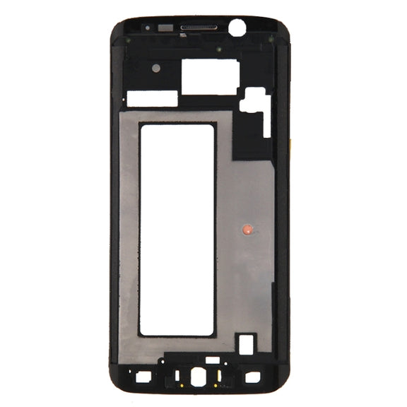 For Galaxy S6 Edge / G925 Full Housing Cover (Front Housing LCD Frame Bezel Plate + Battery Back Cover ) (Blue)