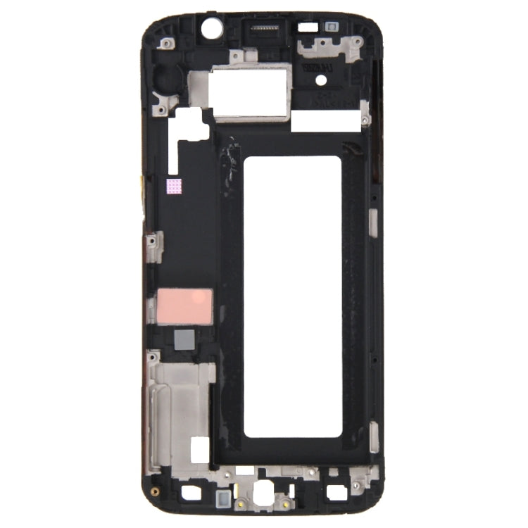 For Galaxy S6 Edge / G925 Full Housing Cover (Front Housing LCD Frame Bezel Plate + Battery Back Cover ) (White)