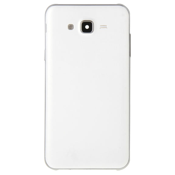 For Galaxy J7 Full Housing Cover (Middle Frame Bezel + Battery Back Cover) (White)