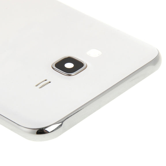 For Galaxy J7 Full Housing Cover (Middle Frame Bezel + Battery Back Cover) (White)