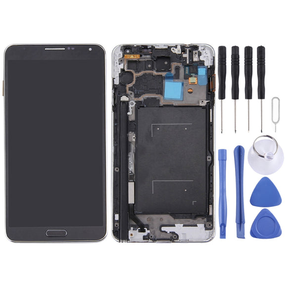 Original LCD Display + Touch Panel with Frame for Galaxy Note III / N900A / N900T(Black)