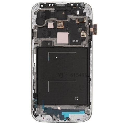 Original LCD Display + Touch Panel with Frame for Galaxy S4 / i9505(White)