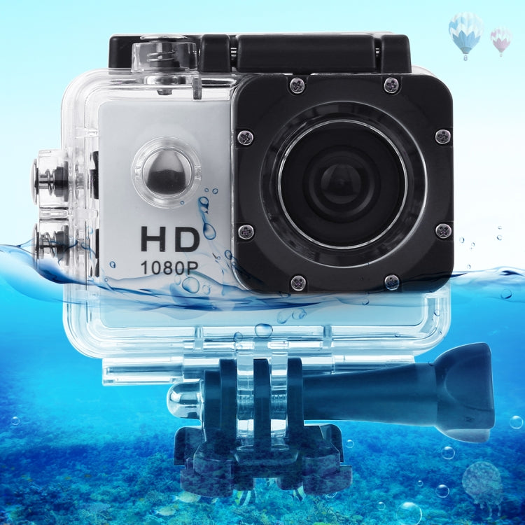 SJ4000 Full HD 1080P 2.0 inch LCD Sports Camcorder DV with Water-resistant Case, Generalplus 6624, 30m Depth Water-resistant(White)