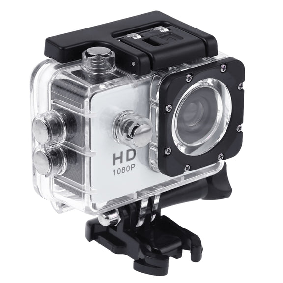 SJ4000 Full HD 1080P 2.0 inch LCD Sports Camcorder DV with Water-resistant Case, Generalplus 6624, 30m Depth Water-resistant(White)