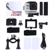 SJ4000 Full HD 1080P 2.0 inch LCD Sports Camcorder DV with Water-resistant Case, Generalplus 6624, 30m Depth Water-resistant(White)