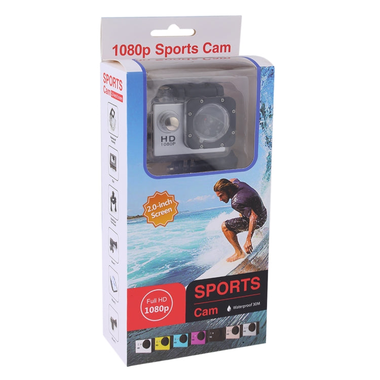 SJ4000 Full HD 1080P 2.0 inch LCD Sports Camcorder DV with Water-resistant Case, Generalplus 6624, 30m Depth Water-resistant(White)