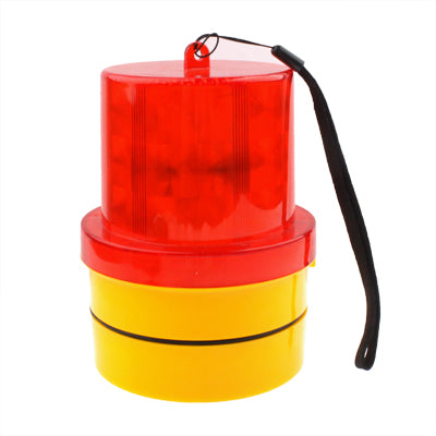 Flash Strobe Warning Light with Strong Magnetic Base (Yellow + Red)