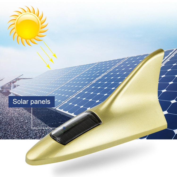 Solar Shark Fin High-positioned Alarm Light(Red)