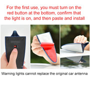 Solar Shark Fin High-positioned Alarm Light(Gold)