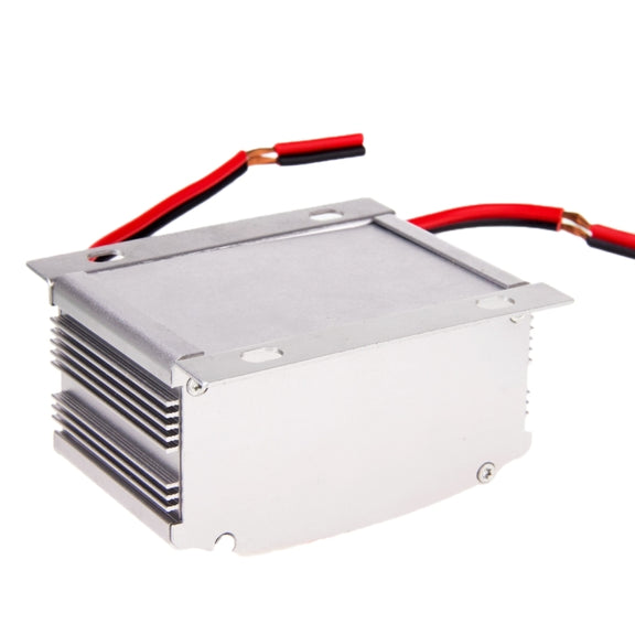 RF-5A DC 24V to 12V Car Power Inverter Adapter Negative Booster Convert(Silver)