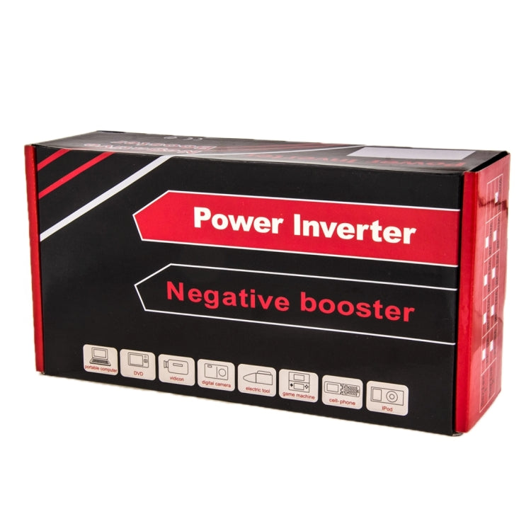 RF-5A DC 24V to 12V Car Power Inverter Adapter Negative Booster Convert(Silver)