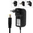 4 in 1 EU Plug + US Plug + UK Plug + AU Plug AC 100-240V to DC 12V 3A Power Adapter, Tips: 5.5 x 2.1mm, Cable Length: about 1.2m(Black) - AC Adapers by PMC TechLife | Online Shopping South Africa | PMC TechLife | Buy Now Pay Later Mobicred