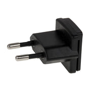 4 in 1 EU Plug + US Plug + UK Plug + AU Plug AC 100-240V to DC 12V 3A Power Adapter, Tips: 5.5 x 2.1mm, Cable Length: about 1.2m(Black)