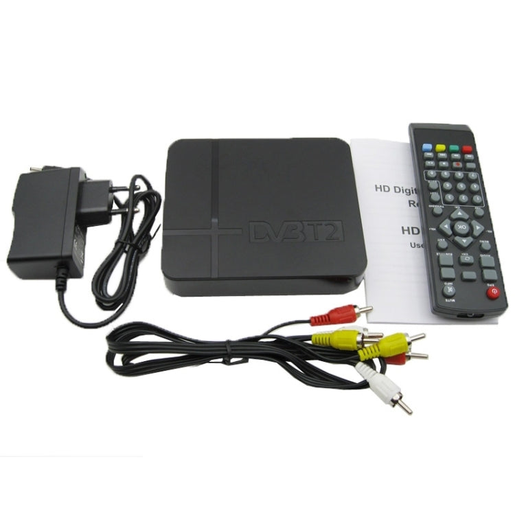 Mini Terrestrial Receiver HD DVB-T2 Set Top Box, Support USB / HDMI / MPEG4 /H.264(UK Plug)