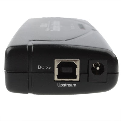 Hi-speed USB 2.0 Docking Station with 8 Ports (2xUSB 2.0 + PS2 Mouse + PS2 Keyboard + RS232 + DB25 + LAN + Upstream),Black(Black)