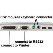 Hi-speed USB 2.0 Docking Station with 8 Ports (2xUSB 2.0 + PS2 Mouse + PS2 Keyboard + RS232 + DB25 + LAN + Upstream),Silver(Silver)