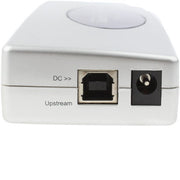 Hi-speed USB 2.0 Docking Station with 8 Ports (2xUSB 2.0 + PS2 Mouse + PS2 Keyboard + RS232 + DB25 + LAN + Upstream),Silver(Silver)