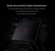 Orico H7928-U2-V1 Desktop 7 Ports USB 2.0 HUB with Power Adapter(Black)