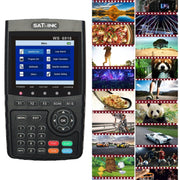 SATLINK WS6916 Digital Satellite Signal Finder Meter, 3.5 inch TFT LCD Screen, Support DVB-S / S2, MPEG-2 / MPEG-4(US Plug)