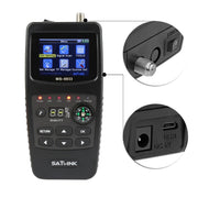 SATLINK WS6933 Portable Digital Satellite Finder Meter, 2.1 inch LCD Colour Screen, DVB-S2/S Signal Pointer(UK Plug)