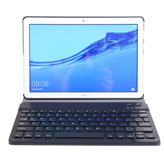 ABS Ultra-thin Split Bluetooth Keyboard Tablet Case for Huawei Honor 5 / T5 10.1 inch, with Bracket Function(Black)