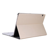 ABS Ultra-thin Split Bluetooth Keyboard Tablet Case for Huawei Honor 5 / T5 10.1 inch, with Bracket Function(Gold)