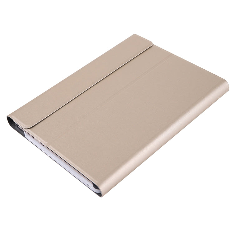 ABS Ultra-thin Split Bluetooth Keyboard Tablet Case for Huawei Honor 5 / T5 10.1 inch, with Bracket Function(Gold)