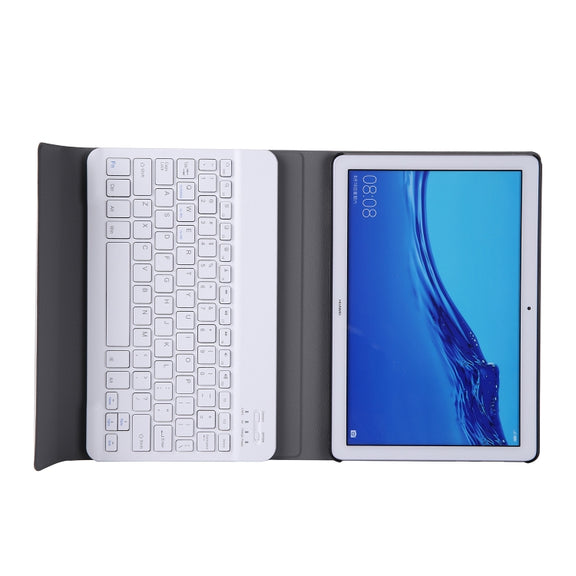 ABS Ultra-thin Split Bluetooth Keyboard Tablet Case for Huawei Honor 5 / T5 10.1 inch, with Bracket Function(Gold)