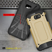 For Galaxy A5 (2017) / A520 Tough Armor TPU + PC Phone Case(Gold)