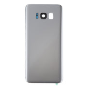 For Galaxy S8 / G950 Battery Back Cover with Camera Lens Cover & Adhesive (Silver)