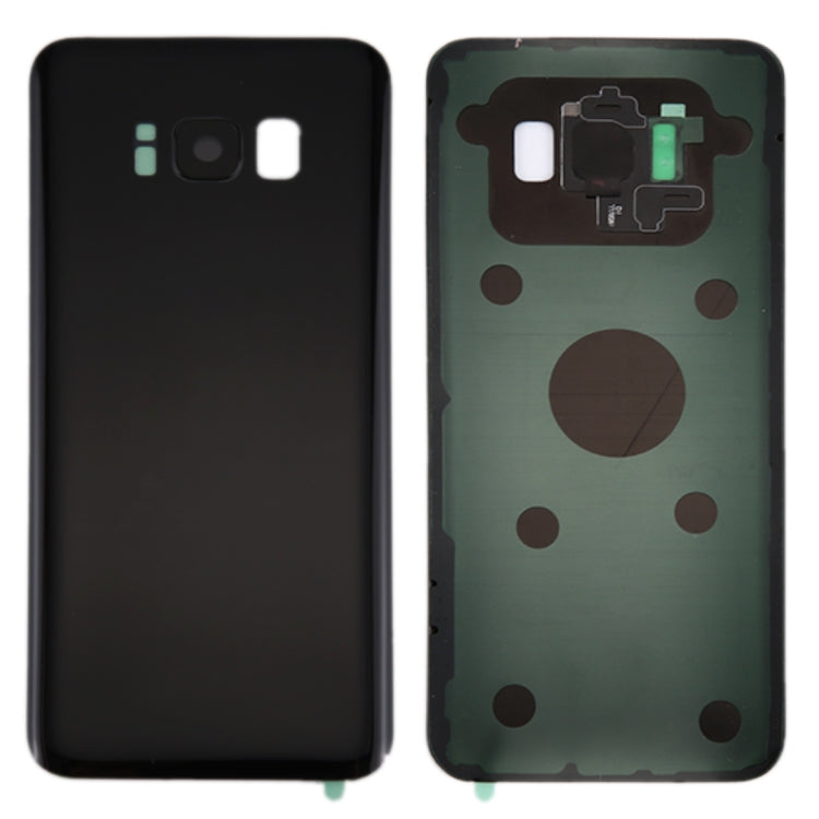 For Galaxy S8+ / G955 Battery Back Cover with Camera Lens Cover & Adhesive (Black)