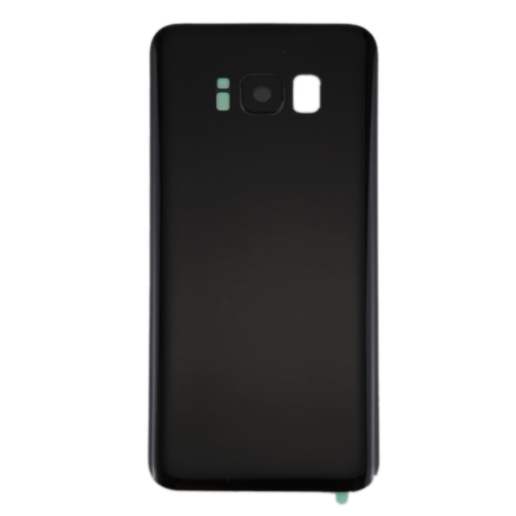 For Galaxy S8+ / G955 Battery Back Cover with Camera Lens Cover & Adhesive (Black)